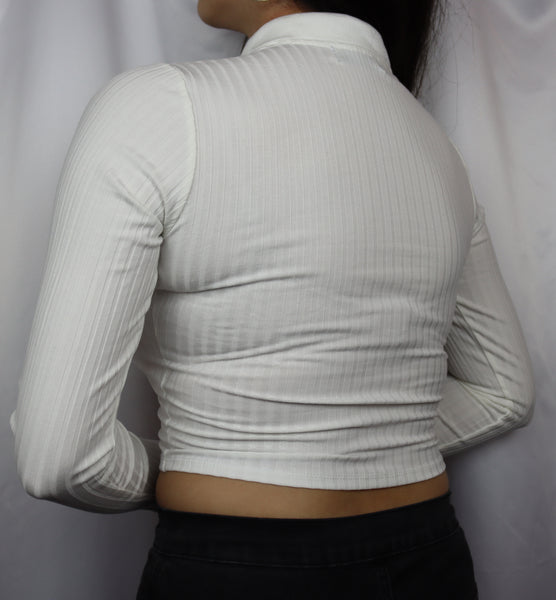 Bree Polo Top (White)